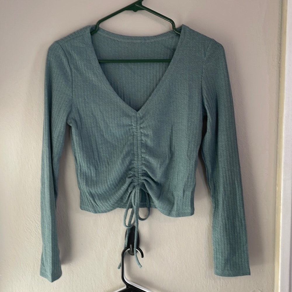 Super cute green top from Amazon